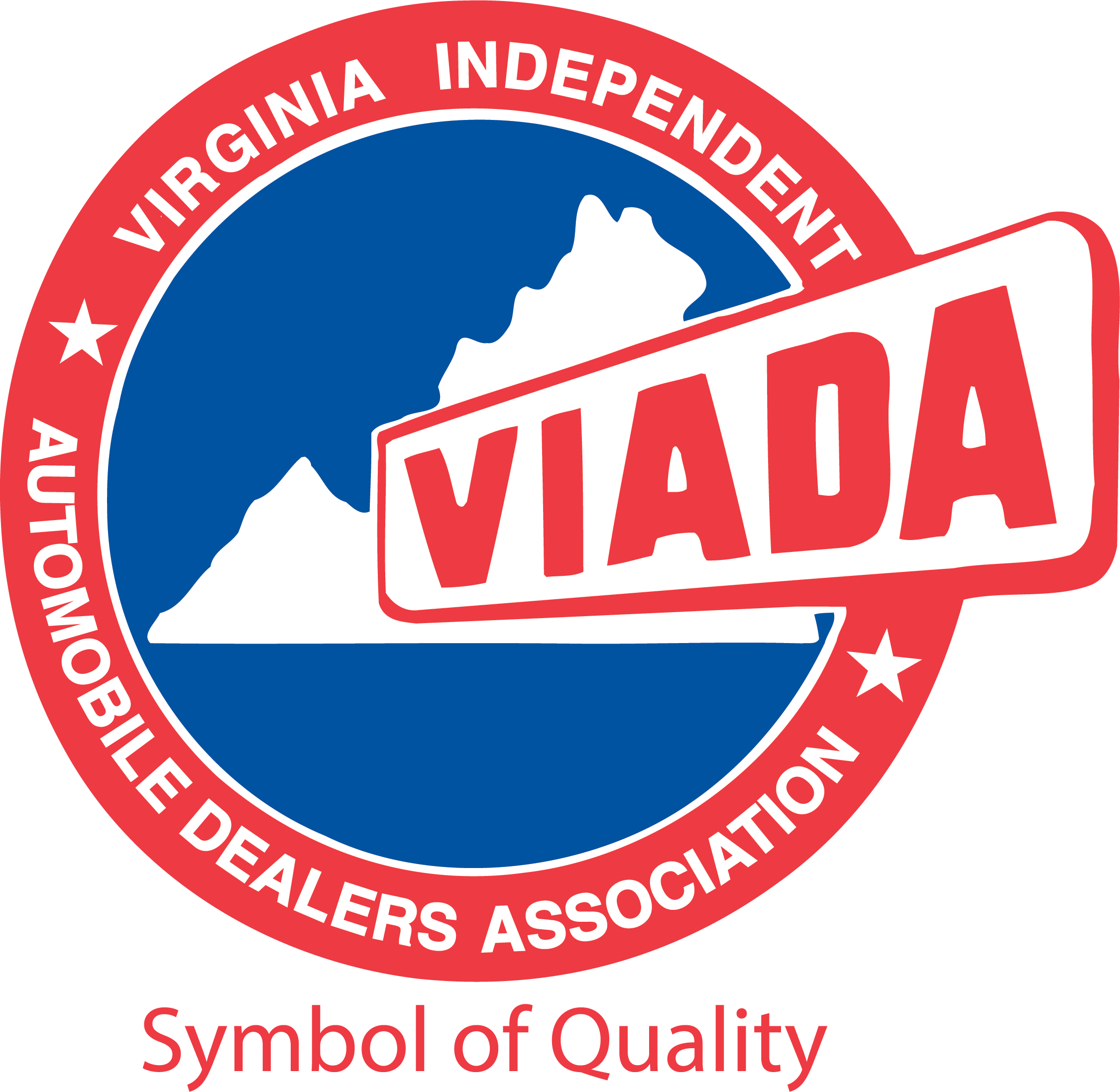 VIADA full-color logo with Symbol of Quality tagline